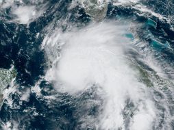 Imagen satelital del huracán 