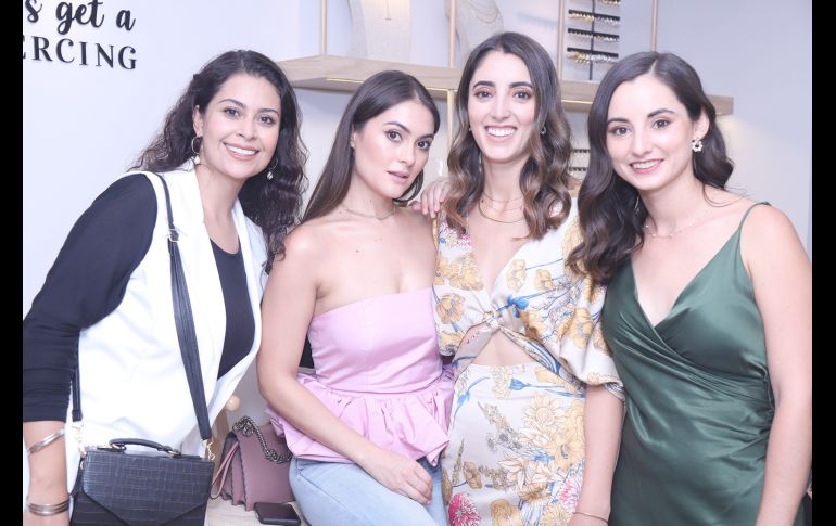 Michelle Barahona, Krizian De Méndez, Viviann y Annette Padilla. GENTE BIEN JALISCO/ CLAUDIO JIMENO
