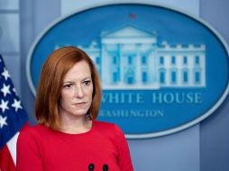 La portavoz de la Casa Blanca, Jen Psaki, dejó en claro que ni EU ni sus aliados tienen prisa por reconocer el régimen talibán. EFE/S. Reynolds