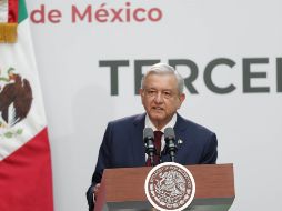 De acuerdo con lo expresado en las mañaneras y sus spots, AMLO informará sobre la pandemia, economía, seguridad, programas sociales, combate a la corrupción y construcción de obras. SUN / ARCHIVO