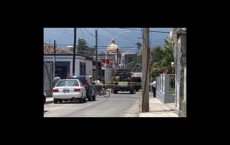 El enfrentamiento se dio aproximadamente a las 18:00 horas en calles del centro de la ciudad. ESPECIAL
