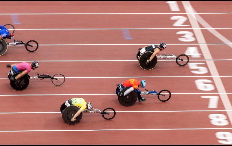 Juan Pablo Cervantes durante la competencia eliminatoria. AFP/S. Bruty