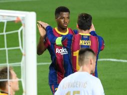 Se había especulado con que el Barça podría retirar el dorsal que lució el mejor jugador de su historia, pero Ansu Fati será quien lo lleve de ahora en adelante. AFP / ARCHIVO