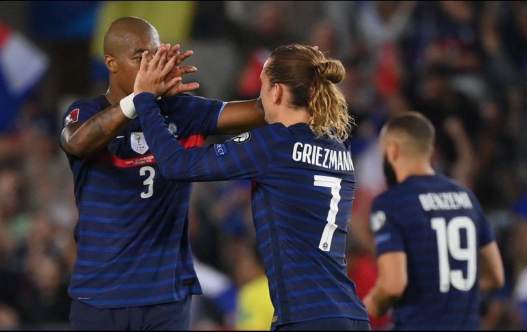 Antoine Griezmann marcó el gol del empate para Francia. AFP/F. FIFE