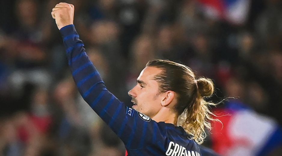 Sin complejos. Griezmann se mostró concentrado con Francia luego de regresar al Atlético de Madrid. AFP