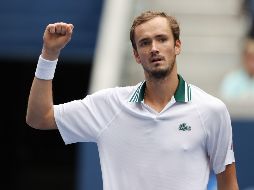 CONTUNDENTE. Daniil Medvedev alcanzó por tercera vez consecutiva la cuarta ronda. AFP/A. BELLO
