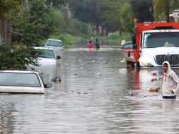 Hasta el momento, no reportan pérdidas humanas por las inundaciones. AFP