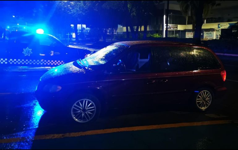 Policías le dieron alcance a Luis Alberto “N” en el cruce de R. Michel y González Gallo. ESPECIAL