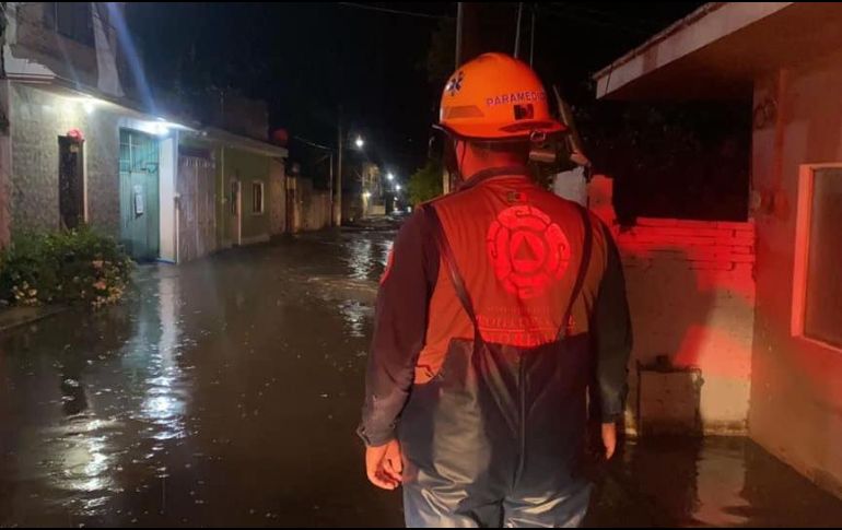 La lluvia se registró entre anoche y la madrugada de hoy. FACEBOOK/proteccion.civilmorelos
