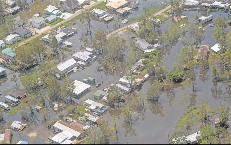 Así luce la comunidad de French Settlement, Luisiana, luego del paso de “Ida” por el sur de Estados Unidos. AP/B. Feig