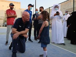 SOLIDARIDAD. El Presidente de la FIFA también explicó el importante papel que debe desempeñar el fútbol en 