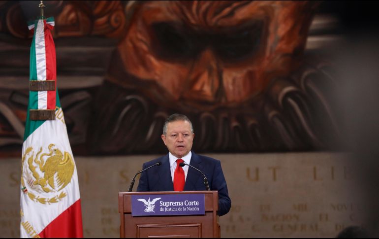 El presidente de la SCJN, Arturo Zaldívar, emitió un acuerdo el pasado 2 de septiembre sobre un nuevo mecanismo para prevenir, atender y erradicar el acoso sexual. EFE / ARCHIVO