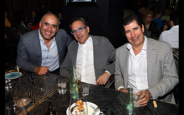 Félix Flores, Eugenio Arriaga y David Preciado