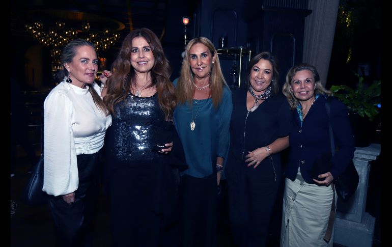 Pony Torres, Perla Castañeda, Liliana Caballero y Mónica Martín Del Campo