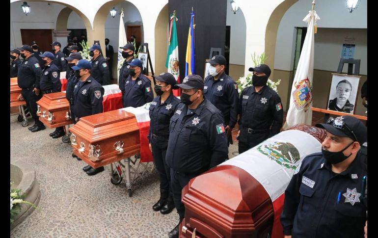 Suman al menos 16 los policías y elementos encargados de la seguridad en Jalisco asesinados en lo que va de este 2021. ESPECIAL/Ayuntamiento de Encarnación de Díaz