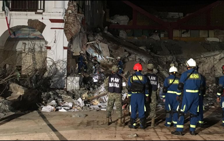La noche del 7 de septiembre de 2017 se registró un sismo de magnitud 8.2 en el Golfo de Tehuantepec, que fue sentido en el sur y centro del país, y es considerado el de mayor magnitud en casi cien años en México. NTX / ARCHIVO