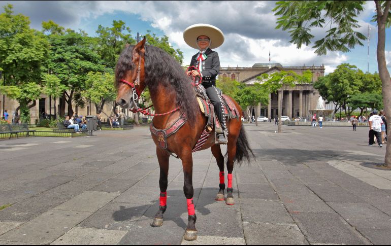 Christian Rodríguez comenzó a montar desde que aprendió a caminar. EL INFORMADOR/A. Camacho