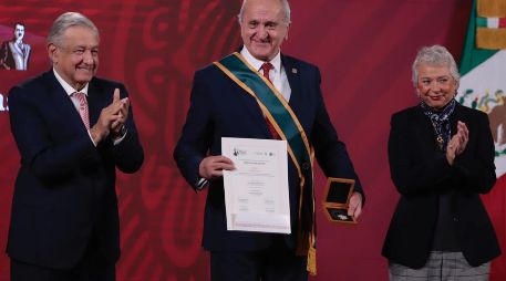 Seade es un economista, diplomático y político mexicano-libanés de 73 años. Fue uno de los miembros fundadores de la OMC y negociador mexicano en el T-MEC. SUN / ARCHIVO.