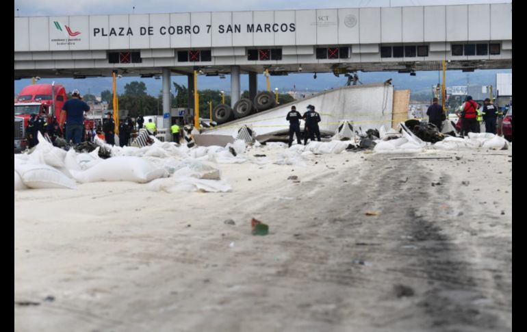 Los testigos contaron que la unidad transportaba mercancía y viajaba hacia la capital del país. SUN/H. García