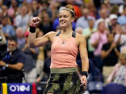 HISTORIA. Maria Sakkari se ha convertido en la primera mujer griega en llegar tan lejos en Flushing Meadows. AP/F. FRANKLIN