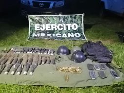 Aseguran misiles, equipo táctico y vehículos en Mazamitla
