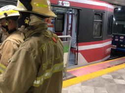 La tarde de ayer un hombre murió tras caerse a las vías del tren en la estación El Refugio. TWITTER / @PCJalisco