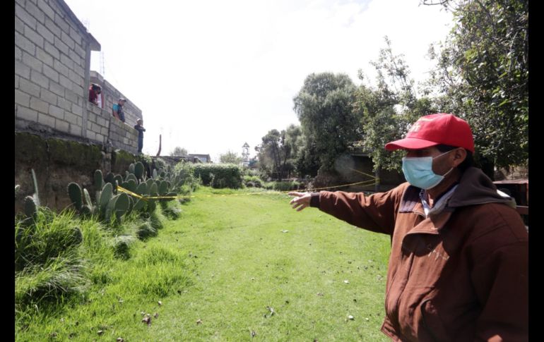 El socavón se abrió el pasado 5 se septiembre. SUN