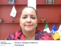 Annel Vázquez Anderson comentó que apoyan que se revise el tema de la permanencia de los integrantes. ESPECIAL