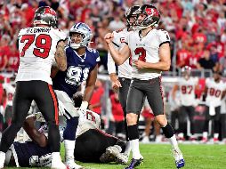 Ryan Succop (#3) liquidó el encuentro con un gol de campo a dos segundos del final. AFP/J. Aguilar