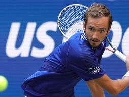 Medvedev, de 25 años, podría ser el último rival de Djokovic en su camino hacia completar el primer pleno de títulos de Grand Slam en una temporada en los últimos 52 años. AFP/K. BETANCUR