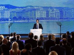 Mitsotakis también anunció una iniciativa para fomentar el empleo juvenil. AFP/S. Mitrolidis