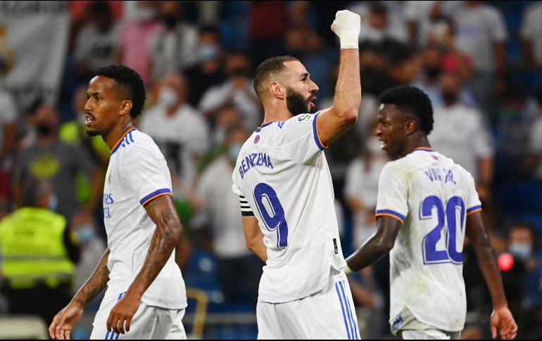 INTRATABLE. Karim Benzema brilló con un Hat-Trick. AFP/G. BOUYS