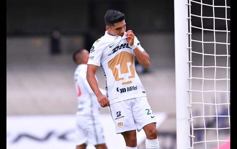 OTRO SIN PESO. Montejano tuvo la oportunidad tras la ausencia de Dinenno, pero el atacante poco pudo hacer y se terminó yendo lesionado. IMAGO7