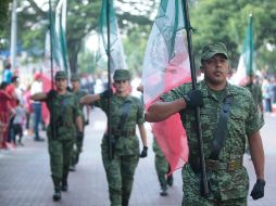 El desfile cívico militar del 16 de Septiembre será suspendido. EL INFORMADOR / ARCHIVO
