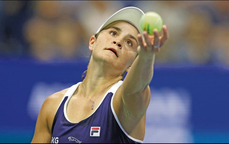 La número uno. Ashleigh Barty estaría engalanando la pista del Complejo Metropolitano. AFP