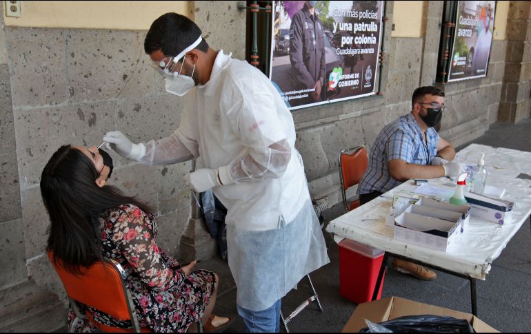 Al día de hoy hay cuatro mil 218 casos activos de COVID-19 en Jalisco. EL INFORMADOR/A. Camacho