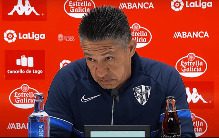 Dolido. El DT mexicano se expresó inconforme con el accionar de su equipo. @SDHUESCA