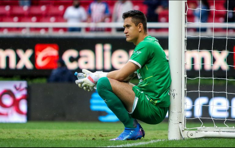 RAÚL GUDIÑO. El arquero del chiverío se muestra tranquilo, y asegura que a pesar de que le traigan competencia, su mente está puesta en mantenerse en Verde Valle. IMAGO7
