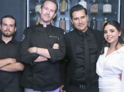 Juan Manuel Rodríguez, Nicolas Lebriere, Ramon Tsuji y Jessica Ramos. GENTE BIEN JALISCO/ CLAUDIO JIMENO