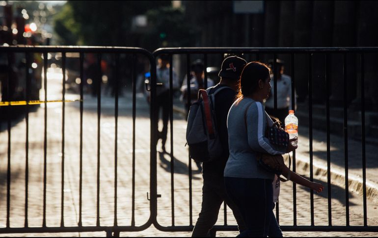 Los cierres se llevarán a cabo en las intersecciones de Avenida Juárez; Pedro Loza; Independencia; Degollado; Hidalgo y González Ortega. EL INFORMADOR / ARCHIVO