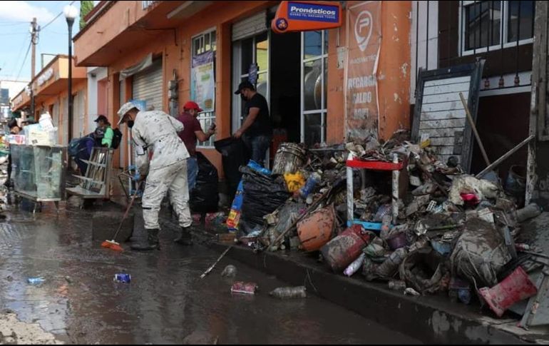 La Guardia Nacional colabora en la dispersión de recursos de los diversos programas sociales del gobierno federal para dotar de recursos a la población. FACEBOOK / gobhidalgo