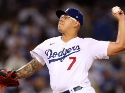 Urías se convirtió en el cuarto lanzador nacido en México en las Grandes Ligas en registrar 18 o más victorias en una temporada. AFP / H. How