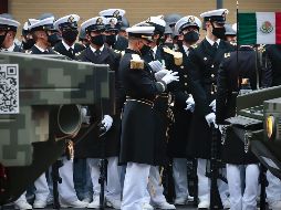 En el desfile cívico militar participarán 15 mil integrantes del Ejército, Marina, Fuerza Aérea y la Guardia Nacional, de las cuales 2 mil 855 son mujeres. SUN / B. Fregoso