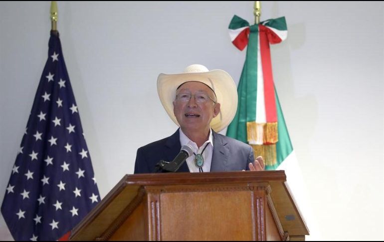 La situación en Cuba y la migración fueron los dos temas principales tratados por Ken Salazar. EFE/S. Gutiérrez