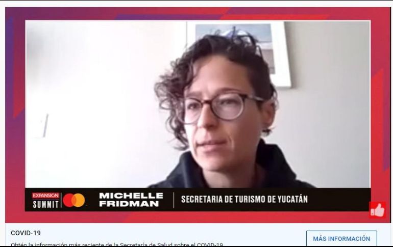 Michelle Fridman. Llamó a acelerar la digitalización del sector, en pro de mejorar la competitividad. Cortesía
