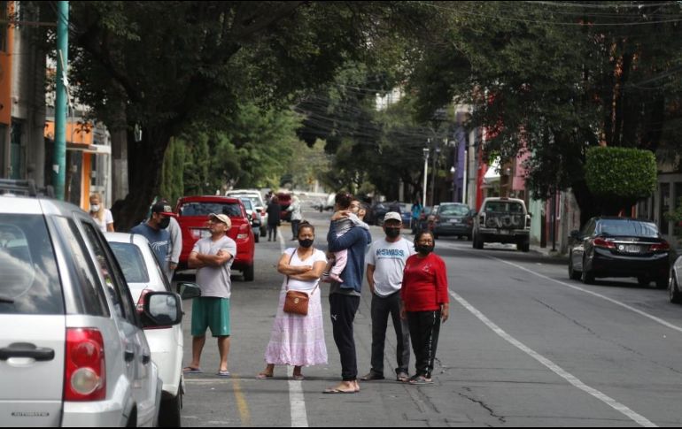El simulacro se realizó en medio del miedo de que se repita lo que ocurrió en 2017 cuando un terremoto de 7.1 grados dejó centenares de muertos. SUN / C. Mejía