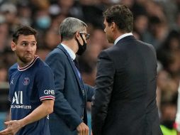 MOLESTO. A Messi no le gustó ni un poco que su entrenador lo sacara del campo. AP/F. MORI