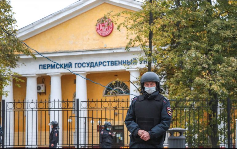 El atacante es un alumno de la facultad de Derecho, que dejó un mensaje en las redes sociales antes del tiroteo, según los medios rusos. AFP