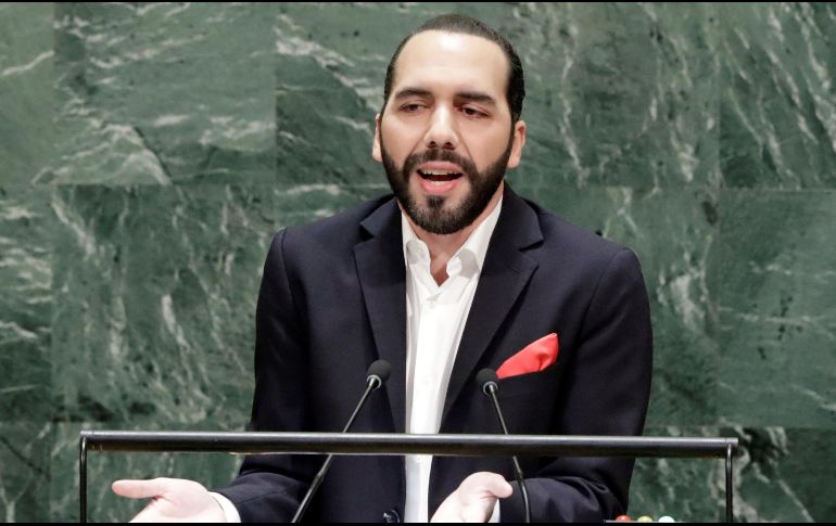 El texto apareció en medio de críticas internacionales contra Bukele y tras una reciente manifestación en el país en donde lo acusan de concentrar el poder. EFE / ARCHIVO