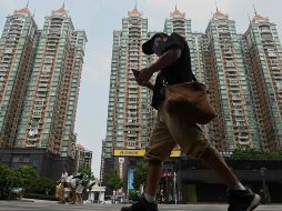 Un complejo de viviendas de Evergrande en Guangzhou, China. La empresa acumula una deuda de 305 mil millones de dólares. AFP/N. Celis